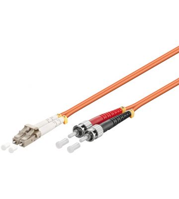 Glasvezel kabel LC-ST OM2 (laser optimized) 1 m