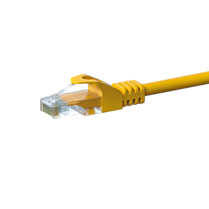 UTP CAT5e patchkabel 3m geel - 100% koper