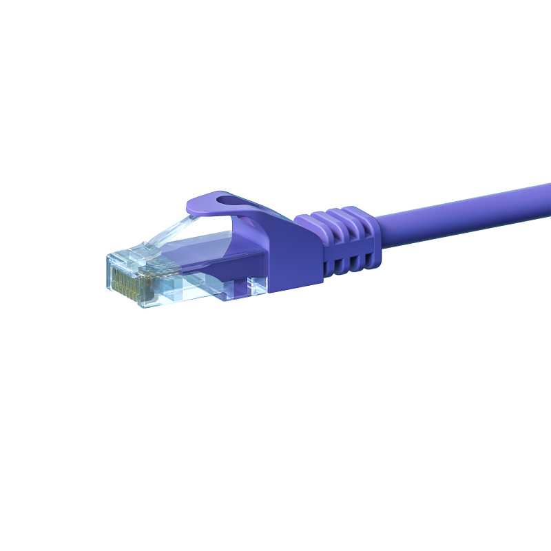 UTP CAT5e patchkabel 3m paars - 100% koper