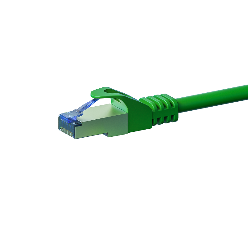 CAT6a S/FTP (PIMF) patchkabel 15m groen