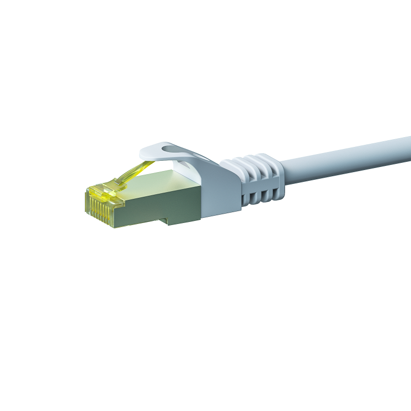 Cat7 S/FTP (PIMF) patchkabel 10m wit