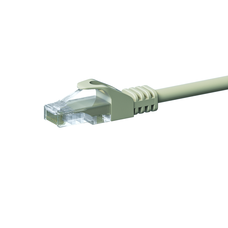 CAT5e patchkabel 0,25m grijs - CCA