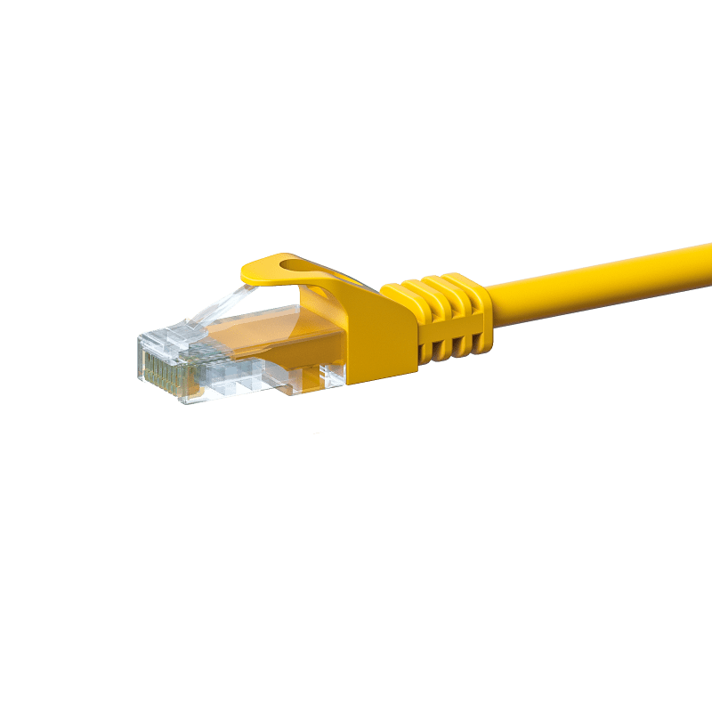 CAT5e patchkabel 1m geel - CCA