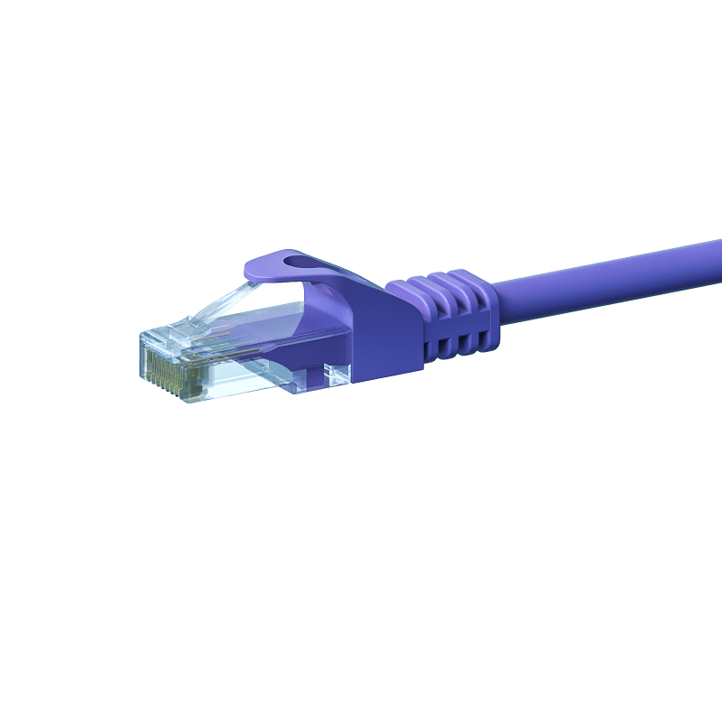 CAT6 patchkabel 0,5m paars - CCA