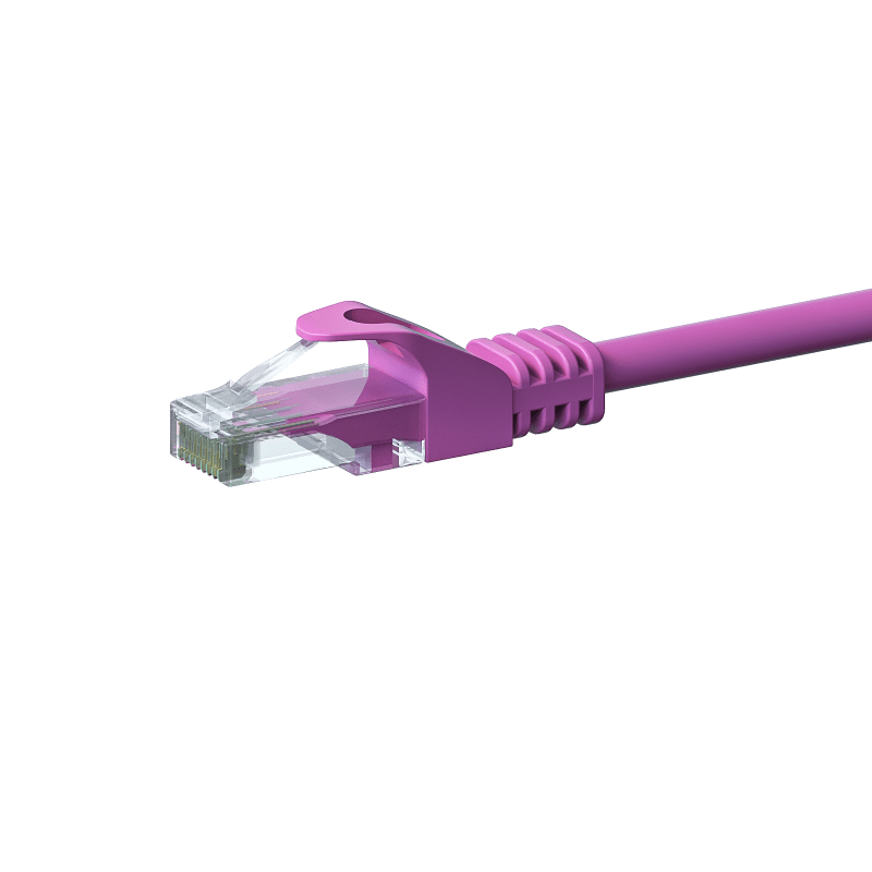 CAT6 patchkabel 1m roze - CCA