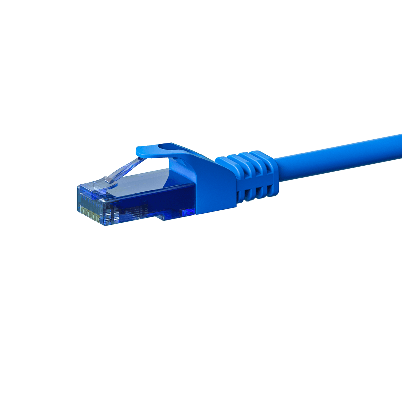 UTP CAT6a patchkabel 0,50m blauw - 100% koper